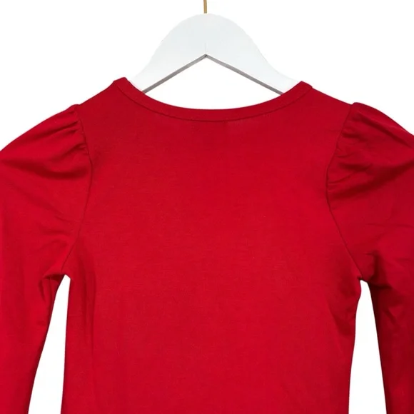 Girl’s Merry Everything Christmas Holiday Tulle Long Sleeve Dress Size 6/6X NWT - Picture 7 of 9